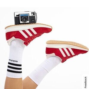 Adidas Cloudfoam Red and White Trainers NEW IN ORIGINAL BOX